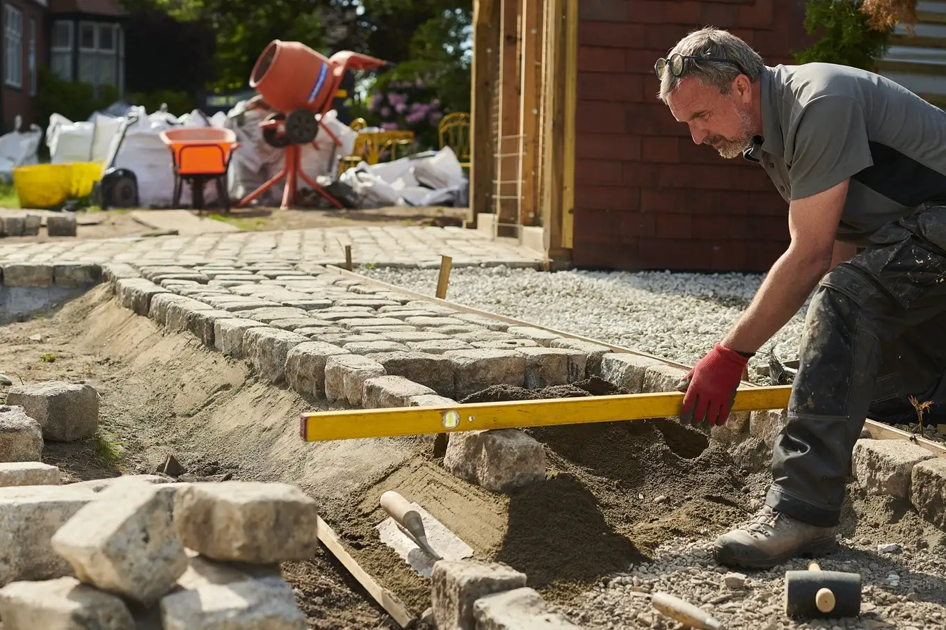 układanie kostki granitowej